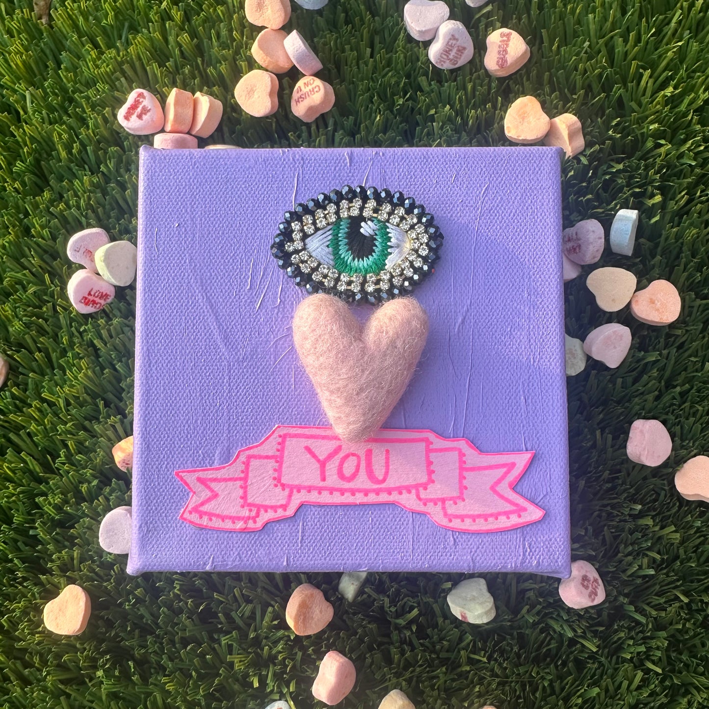 Eye Love You - grape