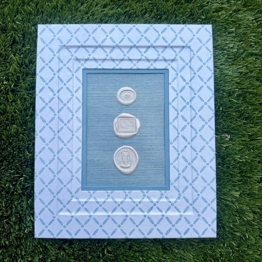 Wax Seals Cornflower and Cream II