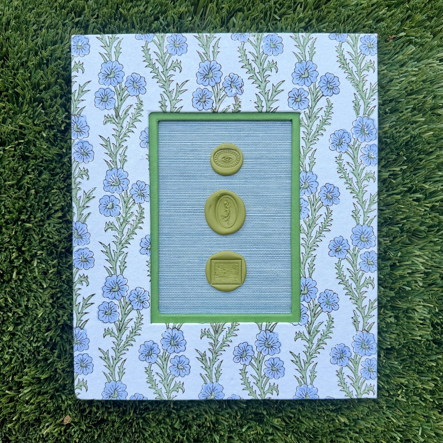 Wax Seals Carolina Blue and Olive I