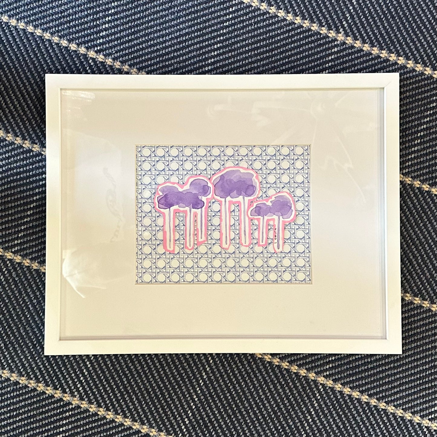 Ink and Foliage in Lavender