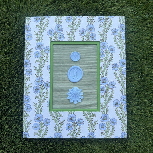 Wax Seals Pine and Periwinkle I