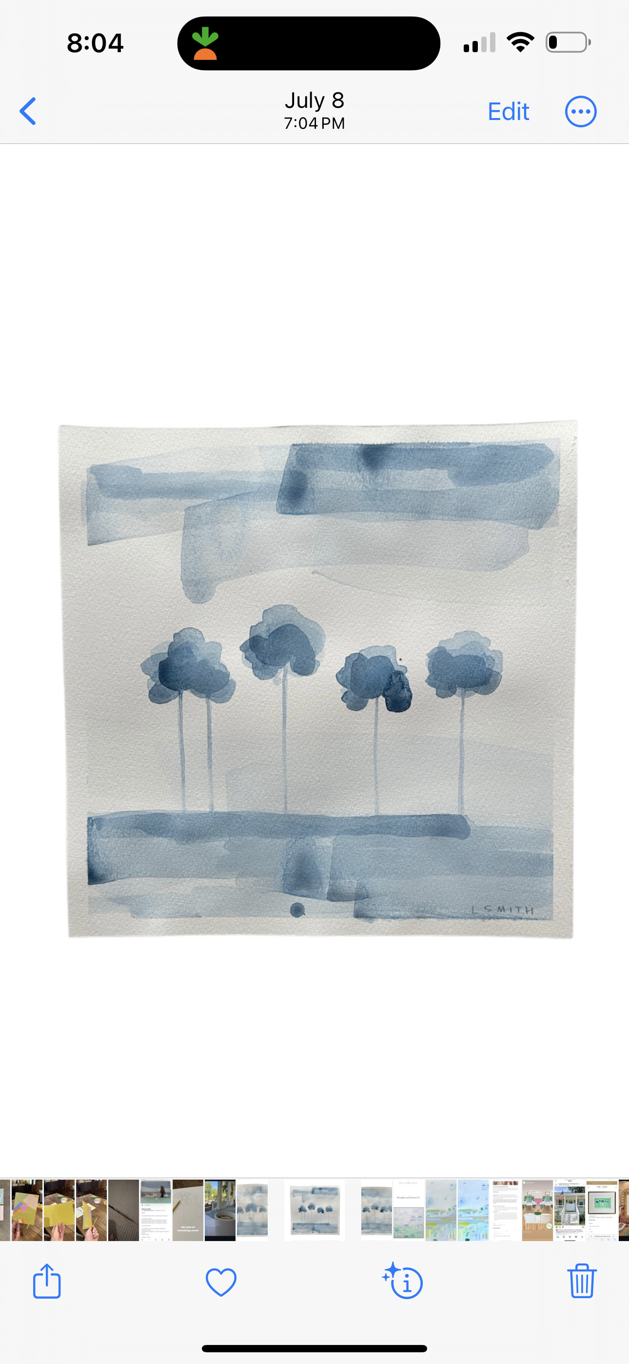 Blue Trees II