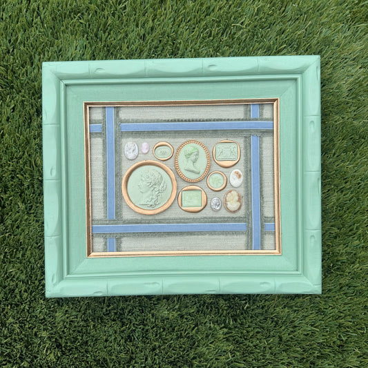 Intaglieaux in Green Bamboo