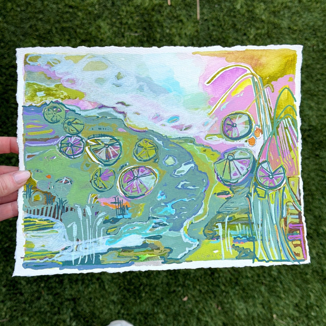 Lily Pad Reflections