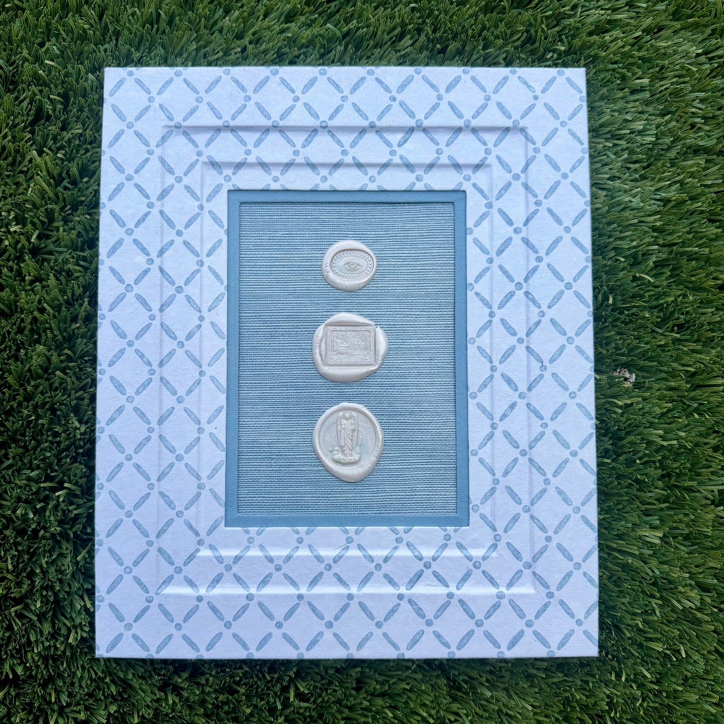 Wax Seals Cornflower and Cream II