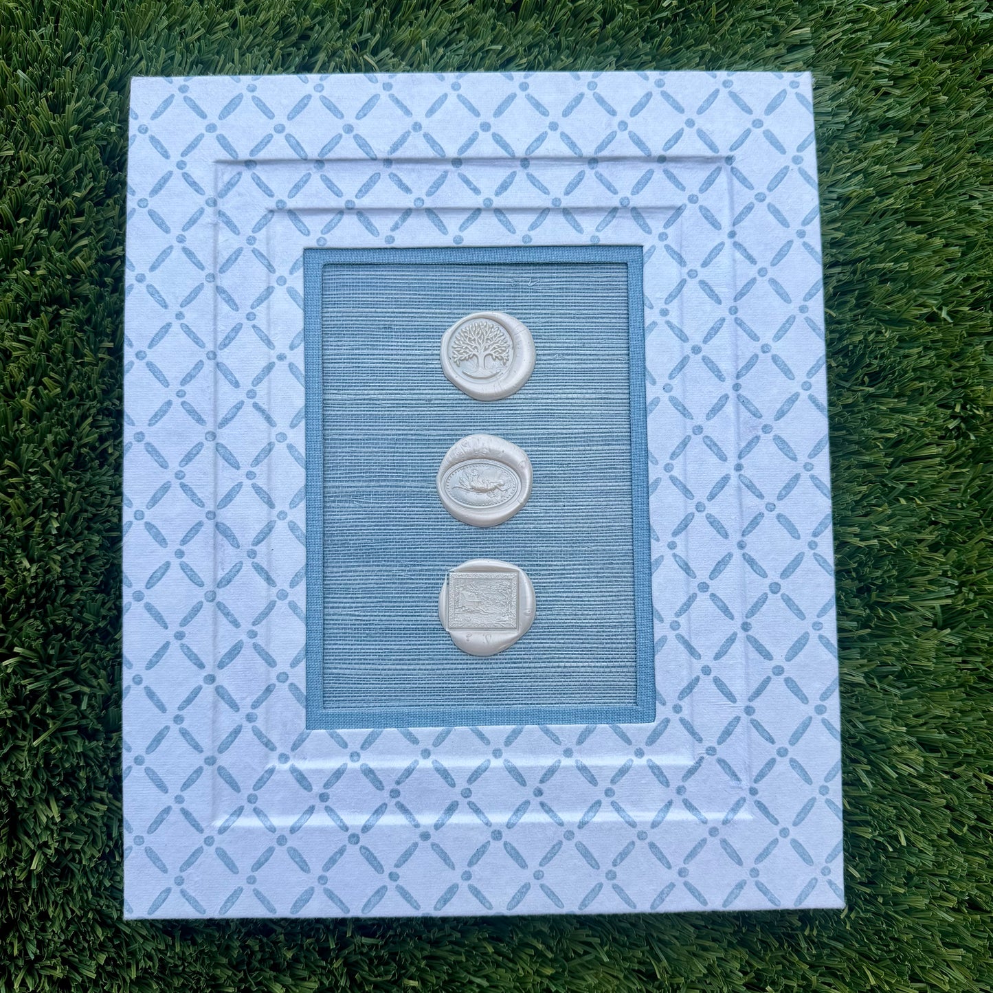 Wax Seals Cornflower and Cream I
