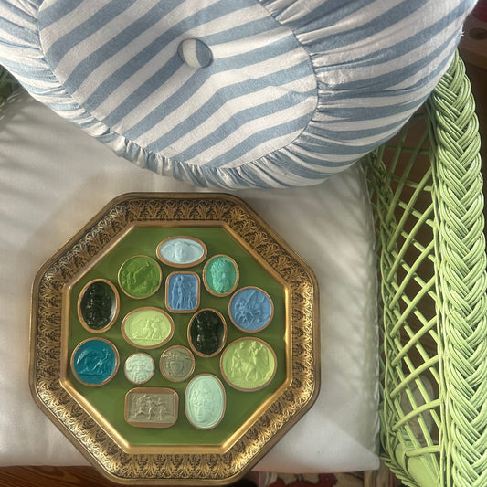 Intaglieaux in Antique Brass