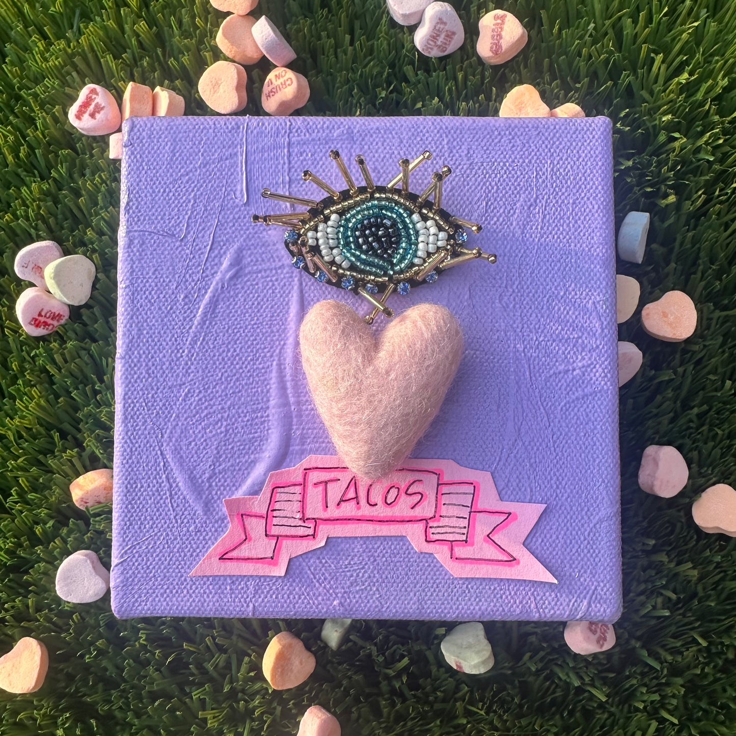 Eye Love Tacos - grape