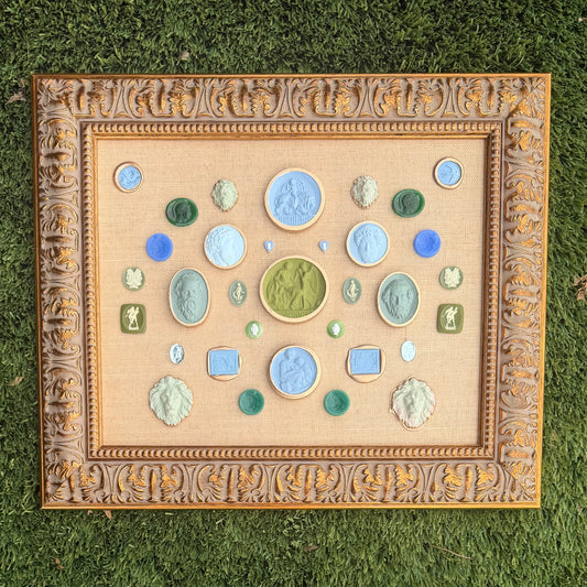 Intaglieaux in Blue and Green