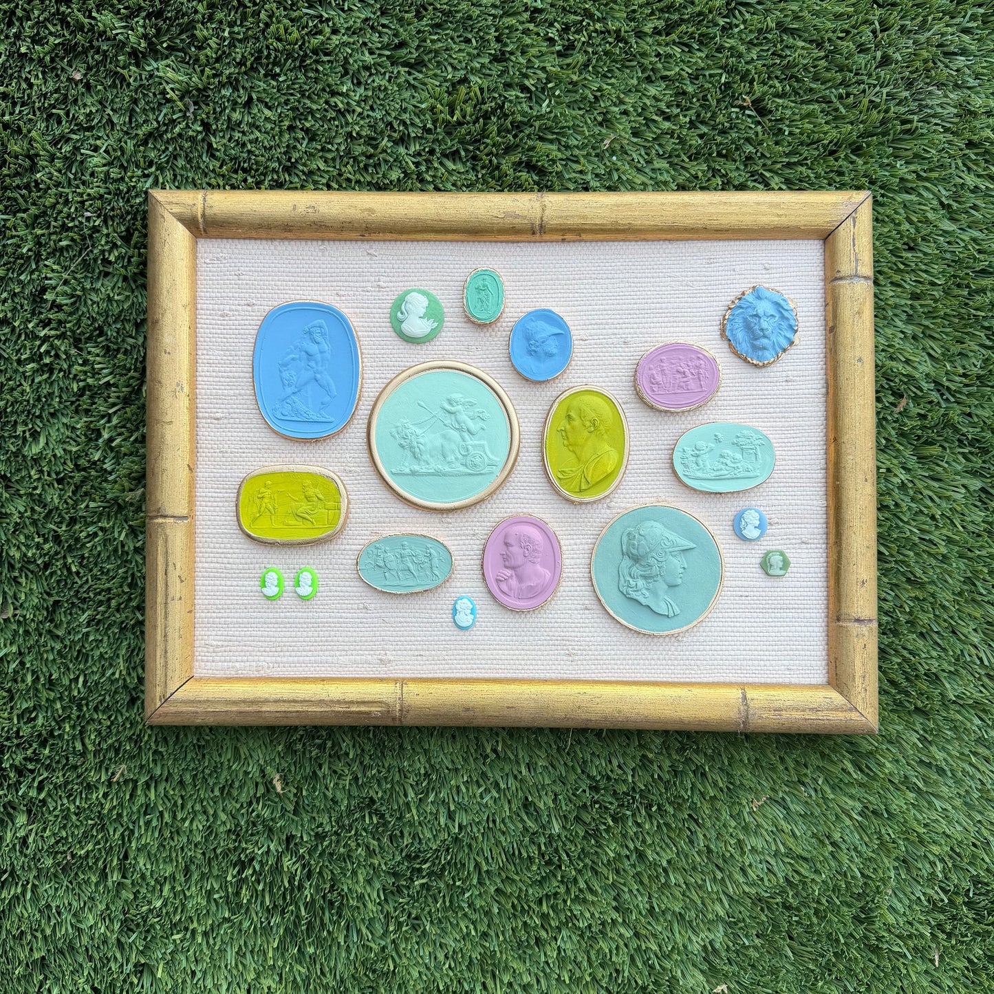 Intaglieaux in Vintage Bamboo