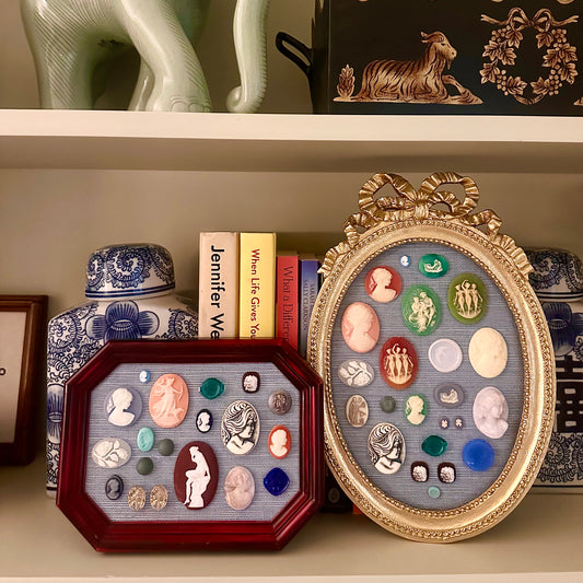 Intaglieaux in Brown Octagon