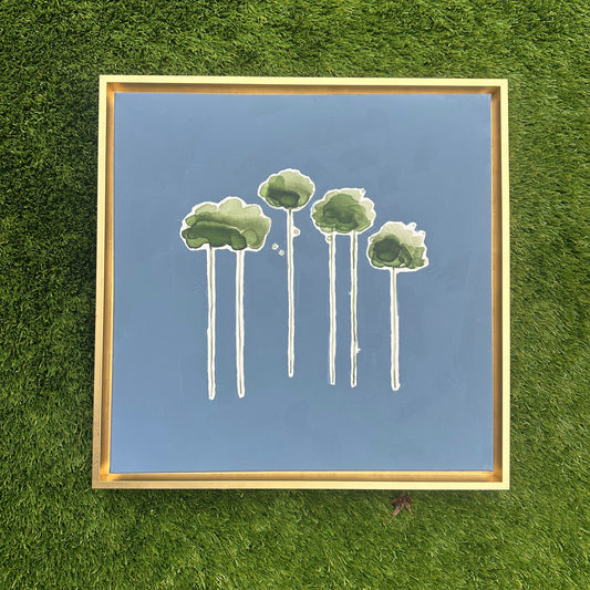 Ink and Foliage in Clover and Indigo