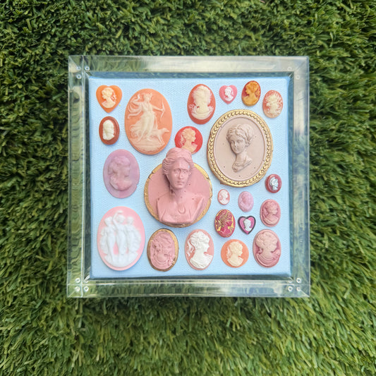 Intaglieaux in Blush and Lavender