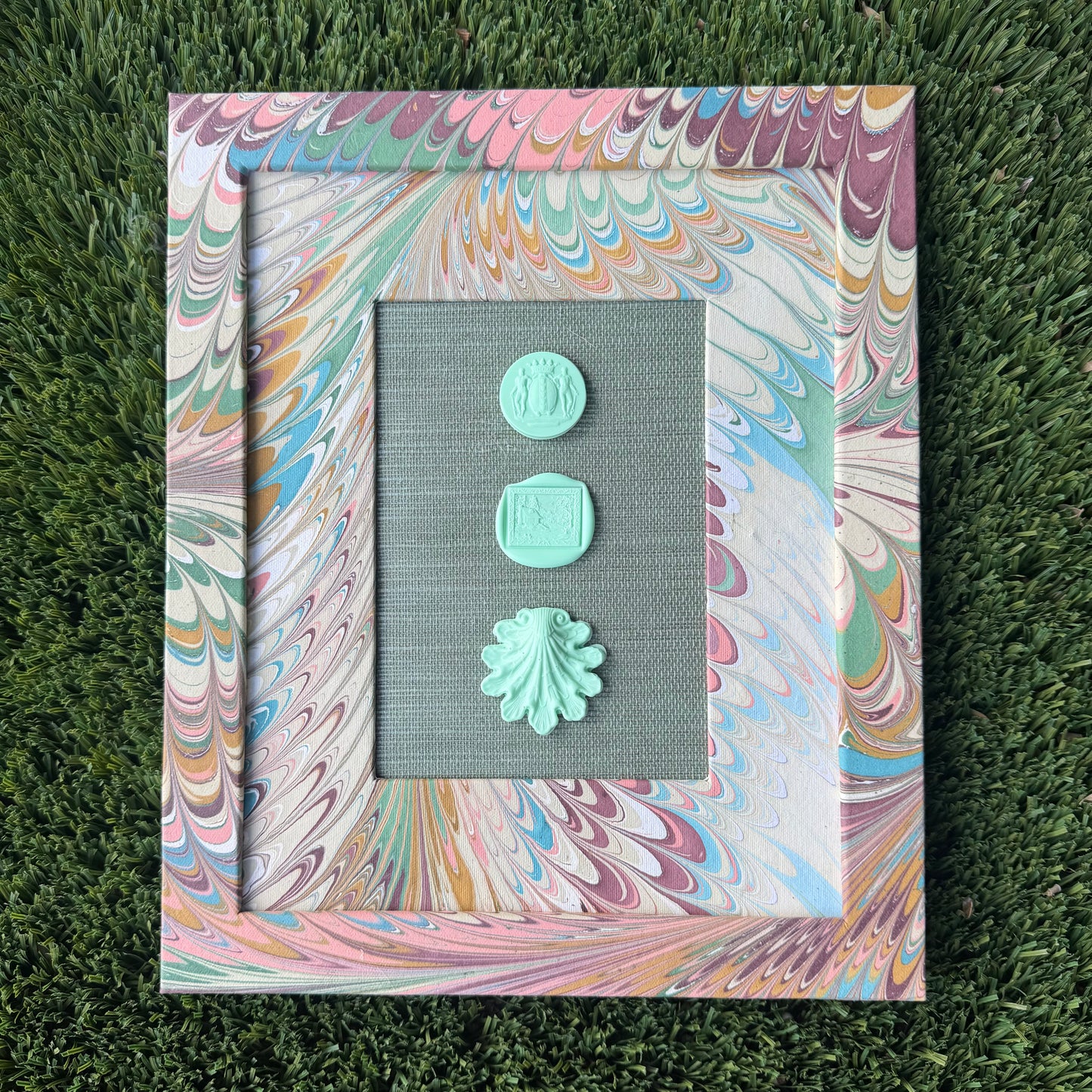 Intaglieaux in Mint and Marble II