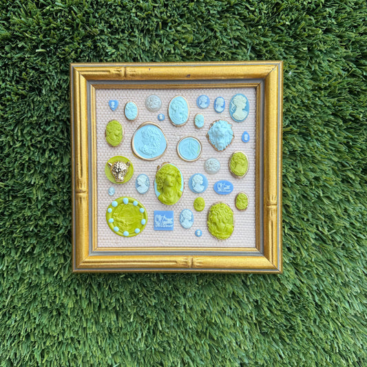 Intaglieaux in Green Blue II